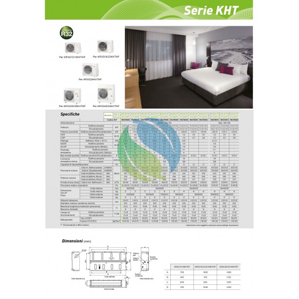 Climatizzatore Fujitsu 12000 Btu Canalizzabile Kht Media Alta 220v 9135