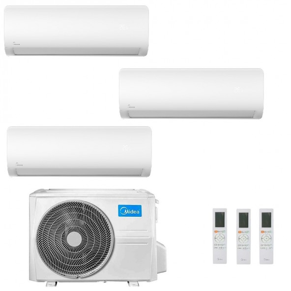 Midea Trial Split 9+12+18 Btu Xtreme Pro WF M4O-36FN8-Q MSAGBU-09HRFN8 MSAGBU-12HRFN8 MSAGCU-18HRFN8 Condizionatore R-32 WiFi...