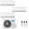 Midea Trial Split 9+12+18 Btu Xtreme Pro WF M4O-36FN8-Q MSAGBU-09HRFN8 MSAGBU-12HRFN8 MSAGCU-18HRFN8 Condizionatore R-32 WiFi