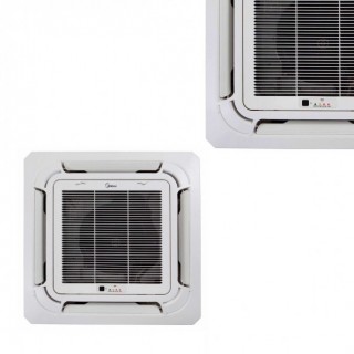 Midea Dual Split 9+12 Btu Cassetta 4 vie 60x60 M2OH-14HFN8-Q MCA3I-09HRFNX(GA) MCA3U-12HRFNX(GA) Condizionatore R-32 Midea