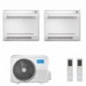 Midea Dual Split 9+9 Btu Pavimento Console M2OH-14HFN8-Q MFA2U-09HRFNX(GA) MFA2U-09HRFNX(GA) Condizionatore R-32