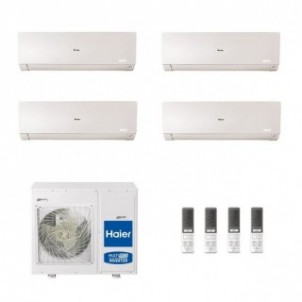 Haier Quadri Split 12+12+12+12 Flexis Plus Bianco 4U85S2SR5FA 4X AS35S2SF1FA-MW3 Condizionatore WiFi A++ A+ R-32 Inverter Haier