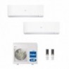 Haier Dual Split 18+18 Btu Expert Bianco 4U75S2SR5FA AS50XCAHRA AS50XCAHRA Condizionatore R-32 WiFi Parete