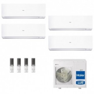 Haier Quadri Split 9+9+9+9 Expert Bianco 4U75S2SR5FA 4X AS25XCAHRA Condizionatore WiFi A++ A+ R-32 Inverter Haier