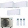 Daikin Trial Split Stylish 7+7+18 Btu 3MXM52A9 FTXA20CW FTXA20CW FTXA50CW Condizionatore Stylish Bianco A++ A++ WiFi R-32