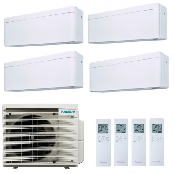 Daikin Quadri Split 7+7+7+7 Stylish 4MXM68A9 FTXA20CW FTXA20CW FTXA20CW FTXA20CW Condizionatore Stylish Bianco WiFi Daikin