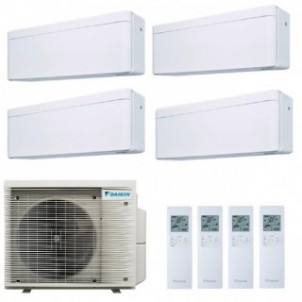 Daikin Quadri Split 7+7+7+9 Stylish 4MXM68A9 FTXA20CW FTXA20CW FTXA20CW FTXA25CW Condizionatore Stylish Bianco WiFi Daikin