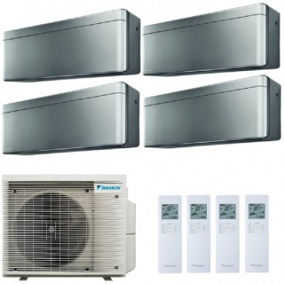 Daikin Quadri Split 7+7+7+7 Stylish 4MXM68A9 FTXA20CS FTXA20CS FTXA20CS FTXA20CS Condizionatore Stylish Total Silver WiFi Daikin