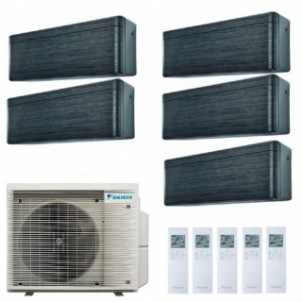 Daikin Penta Split 7+7+7+9+9 5MXM90A9 FTXA20BT FTXA20BT FTXA20BT FTXA25BT FTXA25BT Condizionatore Stylish Blackwood WiFi Daikin