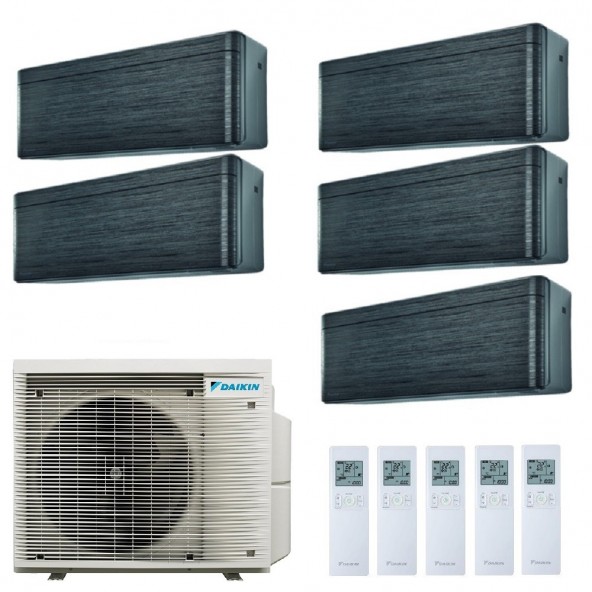 Daikin Penta Split 9+9+9+12+12 5MXM90A9 FTXA25BT FTXA25BT FTXA25BT FTXA35BT FTXA35BT Condizionatore Stylish Blackwood WiFi Da...