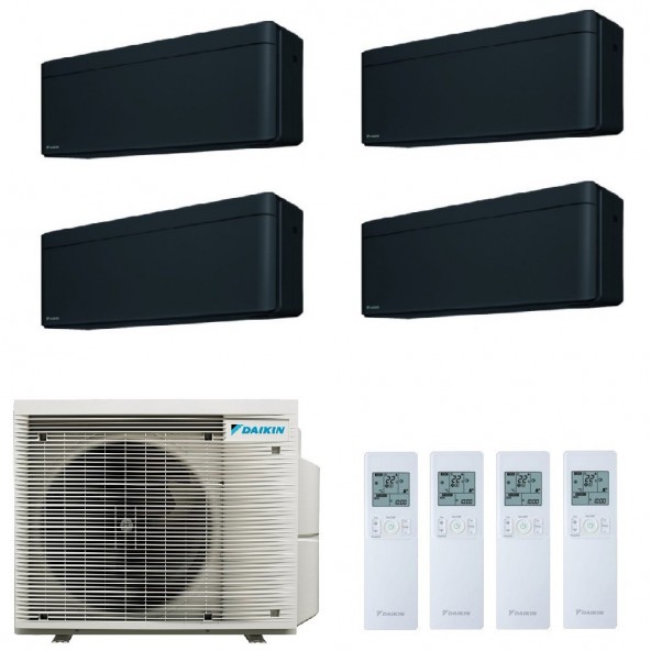 Daikin Quadri Split 7+7+7+9 Stylish 4MXM68A9 FTXA20CB FTXA20CB FTXA20CB FTXA25CB Condizionatore Stylish Total Black WiFi Daikin