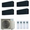 Daikin Quadri Split 7+7+7+9 Stylish 4MXM68A9 FTXA20CB FTXA20CB FTXA20CB FTXA25CB Condizionatore Stylish Total Black WiFi