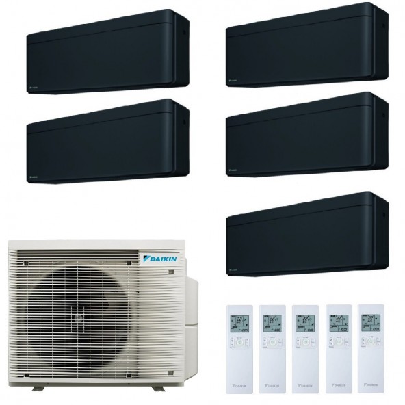 Daikin Penta Split 7+7+7+9+9 5MXM90A9 FTXA20CB FTXA20CB FTXA20CB FTXA25CB FTXA25CB Condizionatore Stylish Total Black WiFi Da...