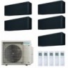 Daikin Penta Split 7+7+7+9+9 5MXM90A9 FTXA20CB FTXA20CB FTXA20CB FTXA25CB FTXA25CB Condizionatore Stylish Total Black WiFi