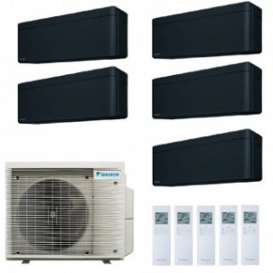 Daikin Penta Split 7+7+7+7+12 5MXM90A9 FTXA20CB FTXA20CB FTXA20CB FTXA20CB FTXA35CB Condizionatore Stylish Total Black WiFi D...