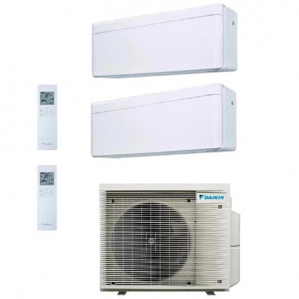 Daikin Dual Split Stylish 7000+18000 Btu 2MXM68A9 FTXA20CW FTXA50CW Condizionatore A++ A WiFi R-32 Stylish Bianco Daikin