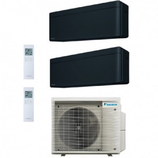 Daikin Dual Split Stylish 7000+18000 Btu 2MXM68A9 FTXA20CB FTXA50CB Condizionatore A++ A WiFi R-32 Stylish Total Black Daikin