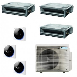 Daikin Trial Split Canalizzato 9000+9000+9000 3MXM52A9 FDXM25F9 FDXM25F9 FDXM25F9 Condizionatore con Comandi a Filo Madoka Da...