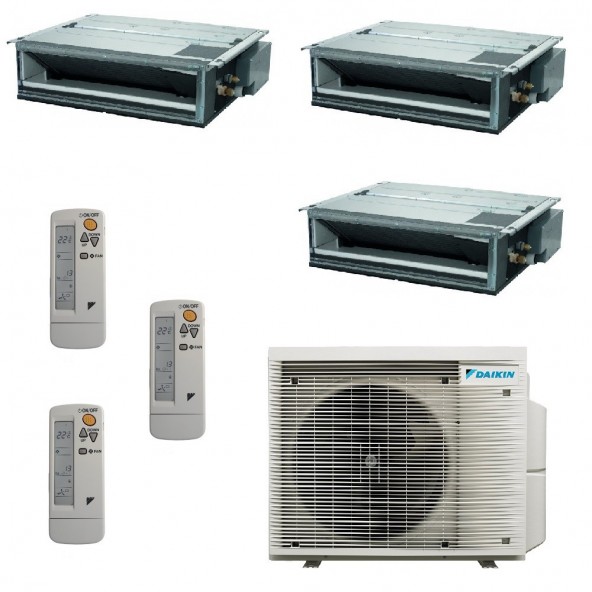 Daikin Trial Split Canalizzato 9000+9000+9000 3MXM52A9 FDXM25F9 FDXM25F9 FDXM25F9 Condizionatore con Telecomandi Daikin