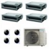 Daikin Quadri Split Canalizzato 9+9+9+9 4MXM68A9 FDXM25F9 FDXM25F9 FDXM25F9 FDXM25F9 Condizionatore con Comandi a Filo Madoka