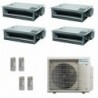 Daikin Quadri Split Canalizzato 9+9+9+9 4MXM68A9 FDXM25F9 FDXM25F9 FDXM25F9 FDXM25F9 Condizionatore con Telecomandi