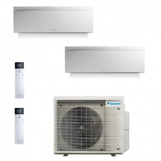 Daikin Dual Split Emura 7000+18000 Btu 2MXM50A9 FTXJ20AW FTXJ50AW Condizionatore A+++ A++ WiFi R-32 Emura 3 Bianco Daikin