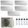 Daikin Penta Split 7+7+7+9+9 Emura versione 2022 5MXM90A9 FTXJ20AW FTXJ20AW FTXJ20AW FTXJ25AW FTXJ25AW Condizionatore Bianco