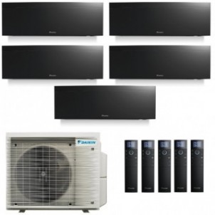 Daikin Penta Split 7+7+7+7+12 Emura versione 2022 5MXM90A9 FTXJ20AB FTXJ20AB FTXJ20AB FTXJ25AB FTXJ35AB Condizionatore Nero D...