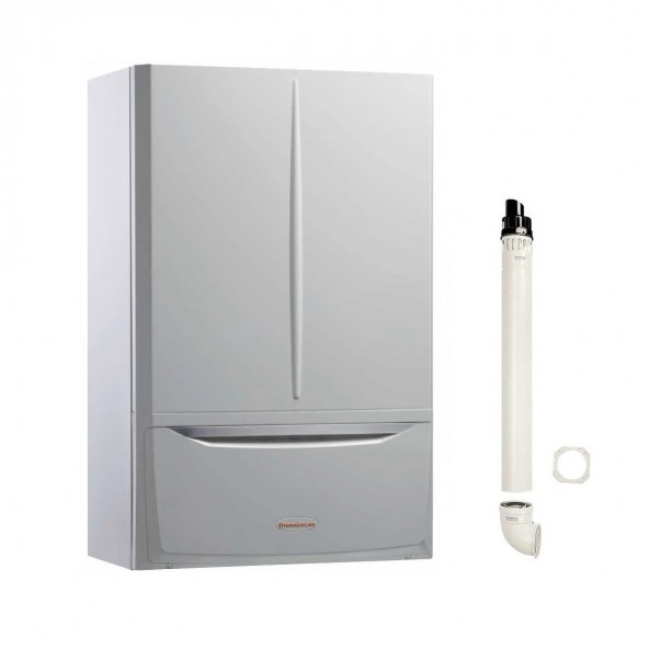 Immergas Caldaia a Condensazione Victrix Maior 28 gas Metano-GPL 24-28 kW classe A A XL NOx 6 + kit coassiale Immergas