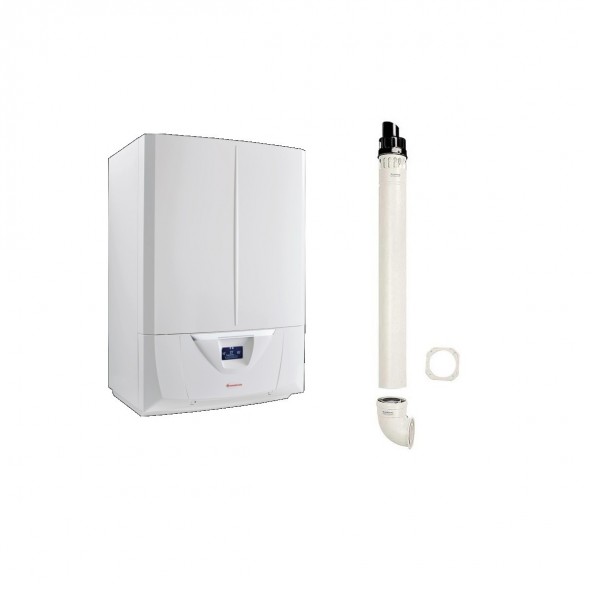 Immergas Victrix Zeus Superior 25 Caldaia a condensazione Accumulo 54 litri Metano-GPL 20-25 kW classe A A + kit coassiale Im...