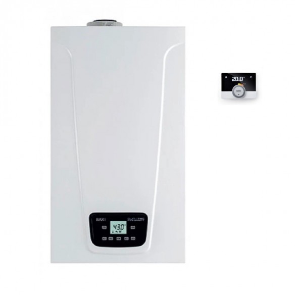 Baxi Caldaia a Condensazione Luna Duo Tec E 24 Mago gas Metano-GPL 20-24 kW classe A A XL NOx senza scarico fumi Baxi