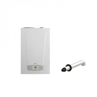 Baxi Nuvola Duo Tec+ 24 GA Caldaia a condensazione Accumulo 40 litri Metano-GPL 20-24 kW classe A A + kit coassiale Baxi