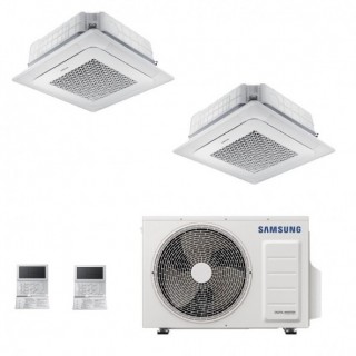 Samsung Dual Split Cassetta 7000+12000 AJ050TXJ2KG AJ020TNNDKG AJ035TNNDKG Condizionatore 4 Vie Mini WindFree R-32 Samsung