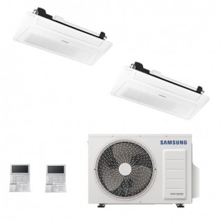 Samsung Dual Split Cassetta 9000+9000 AJ040TXJ2KG AJ026TN1DKG AJ026TN1DKG Condizionatore 1 Via WindFree R-32 Samsung