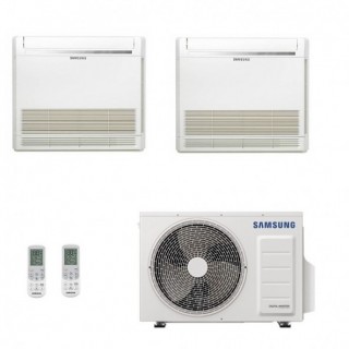 Samsung Dual Split Pavimento 9000+9000 AJ040TXJ2KG AJ026TNJDKG AJ026TNJDKG Condizionatore Console R-32 Samsung