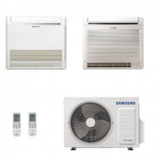 Samsung Dual Split Pavimento 9000+18000 AJ052TXJ3KG AJ026TNJDKG AJ052TNJDKG Condizionatore Console R-32 Samsung