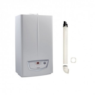 Immergas Caldaia a Condensazione Mythos HP gas Metano 23-23 kW classe B A XL NOx 6 + kit coassiale Immergas