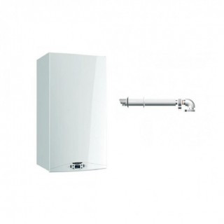 Ariston Caldaia a Condensazione HS Premium 24 gas Metano-GPL 23-23 kW classe A A XL NOx + kit coassiale Ariston