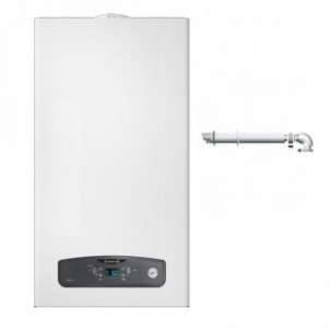 Ariston Caldaia a Condensazione Cares S 30 EU2 gas Metano-GPL 24-29 kW classe A A XL NOx 6 + kit coassiale Ariston