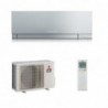 Mitsubishi Mono Split 9000 Btu MSZ-EF25VGKS MUZ-EF25VG Condizionatore Argento Kirigamine ZEN WiFi A+++ A++ R-32